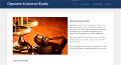 Desktop Screenshot of justice-equality.org